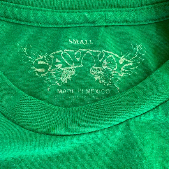 Retro Mountain Dew by Savvy Men Size Small Short-Sleeve Tee factory distressed - Picture 3 of 3